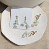 Chinese Style Lily Bell Orchid Pearl Clip Earrings Temperament White Tulip Shell Petal Flower Clip Earrings Without Piercing - Image 2