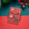 Asymmetric Christmas Tree Candy Cane Stud Earrings For Women Crystal Zircon Star Bowknot Xmas Earring Holiday Party Jewelry - Image 5