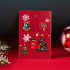 3pcs/set Christmas Gift For Women Men Brooches Enamel Pins Santa Claus Bell Elk Snowflake Xmas Tree Brooch Year Pin - Image 16