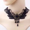 Gothic Victorian Black Lace Necklace Women Girl Boho Crystal Tassel Sexy Lace Choker Dark Loli Style Holiday Party Girl Jewelry - Image 3