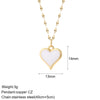 Stainless Steel Chain Necklace with Colorful Pendant Designs - Image 39