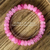 1/pc Elegant Pink Agate Bracelet for Relaxation Stone, Bohemian and Retro Style Gift for Men Women - Image 4