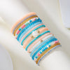 17/10PCS/Set Elastic Pink Color Rice Bead Bracelets for Women Handmade Beads Chain Bangle Bohemian Stackable Jewelry - Image 10