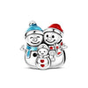 Silver Charm Christmas Santa Claus Reindeer Snowman Winter Bead Pendant Fit Bracelet Bangle Jewelry - Image 41
