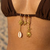 Stainless Steel Boho Summer Beach Sun Starfish Pearl Tassel Bikini Pendant For Women Red Coral Shell Seahorse Swimwear Accessory - Image 1