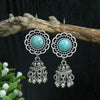 39 Styles Bohemian Vintage Tibetan Silver Geometric Drop Earrings For Women Ethnic Blue Stone Tassel Dangle Earrings Jewelry - Image 28