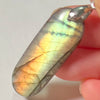 Blue Labradorite Pendant Irregular Shape Bead Stone Orange Necklace for Men Women - Image 43