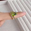 Tree Frog Ring Opening for Women Men Cute Adjustable Ring Animal Shape Alloy Jewelry Accessories Party Jewelry Gifts - Image 6