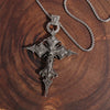 Vintage Gothic Skull Jesus Cross Pendant Necklace Catholic Jewelry for Men Punk Religious Amulet Necklace - Image 5