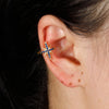 Vintage Star Ear Clips Without Piercing For Women Sparkling Zircon Ear Cuff Clip Earrings Wedding Party Jewelry Gifts - Image 2
