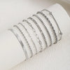 Stainless Steel Beads Chain Bracelets, Figaro Paperclip Box Snake Chain Bracelets, Men Women Stacked Accessory - Image 3