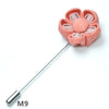 Handmade Men's Brooches Floral Lapel Pin for Men Suit Long Needle Fabric Mushroom Flower Brooch Pins for Wedding Women Jewelry - Image 16