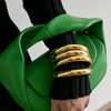 Twisted Metal Bangle Set in Gold-Tone or Silver-Tone - Image 14