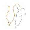 Stainless Steel Gold Plated Stylish Anklet for Women Cubic Zirconia Chain Summer Jewelry - Image 3
