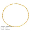 Paperclip Link Chain Women Necklace Stainless Steel Gold Color Chain Necklace For Women Men Jewelry Gift - Image 10