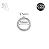 ZS 1PC Titanium Hoop Earring for Women Silver Plated Circle Earring Large Gauge Seputm Nose Ring 2/4/6/8/10/12G Punk Earring - Image 24