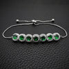 Green Pink Rose Gold Silver Color CZ Bracelet Bangle for Wedding Women on Hand Gift Jewelry Bulk - Image 8