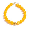 Acrylic Square Beads Chain Necklace Bracelet Bangle Stainless Steel Handmade Jewelry Green Khaki Pink Amber - Image 33