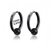 Rock Punk Stainless Steel Black Dangle Pendant Punk Minimalist Hanging Woman's Drop Earring for Man Piercing Ear Jewelry - Image 28
