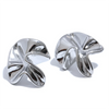 316l Stainless Steel Irregular Flower Stud Earrings Metal Creative Modern Jewelry Women Gift - Image 7