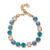 6mm Zirconia Claw Setting Bracelet and Necklace Sets Crystal Colorful Choker Jewelry - Image 3