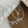 Silver Plated Pearl Shell Bracelet for Women Summer Ocean Starfish Bohemian Style Adjustable Bracelet Jewelry Gift - Image 4