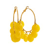 Summer Stainless Steel Colorful Resin Drop Charm Hoop Earrings Candy Color Pvd Plated Stylish Handmade Jewelry - Image 7