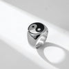 Tai Chi Yin Yang Symbol Ring Chinese Style Stainless Steel Signet Finger Ring for Men Punk Rock Jewerly Wedding Gift - Image 4