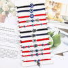 12pcs/Set Round Glass Evil Eye Red String Kabalah Bracelet Women Thread Hamsa Hand Macrame Simple Chic Jewelry Present - Image 46