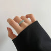 Drop Glue Letter Love Silver I'm The Quuen Personality Sweet Opening Rings - Image 4