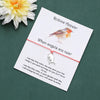 Robin Bracelet Robin Charm Waxed Cord Friendship Bracelet Robin Jewellery for Women Men When Robins Appear Memorial Gift - Image 9