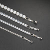 Hip Hop Iced Out 3/4/5mm Crystal Tennis Bracelet for Men Punk Zirconia Men's Chain on The Hand Streetwear Jewelry - Image 6