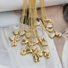 Gold Color Tiny Heart Dainty Zircon Initial Necklace Customizable Letter Name Choker Pendant for Women Birthday Party Jewelry Gi - Image 5