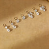 High-quality ASTM Titanium Classic Pear-cut Zirconia Accessory Charm Earrings Jewelry Items - Image 3