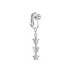 Faux Fake Belly Butterfly Fake Belly Piercing Heart Clip On Umbilical Navel Fake Pircing Moon Star Leaves Cartilage Earring Clip - Image 9