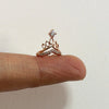 1 pcs Cute Zircon No Piercing Circle Ear Cartilage Cuff Earring Gold Color Copper Mix Cross Crown Shape Ear Hoop Jewelry - Image 8