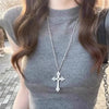 Minimalist Water Drop Pendant Tie Necklace, Elegant and Simple Sweater Chain, Casual and Light Jewelry - Image 5