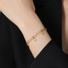 Charm Gold Color Stainless Steel Double-layer Five-pointed Star Round Bead Pendant Bracelet Anklets for Woman Jewelry Accessory - Image 8