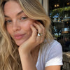 316L Stainless Steel Two Tone Twisted Wide Ring Party Jewelry Women's Unique Cool Ring Gift - Image 3