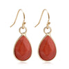 Stone Earrings for Women Teardrop Agate Crystal Amazonite Dangle Earring Cute Elegant Classic Jewelry - Image 11