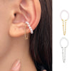 Non-Piercing Ear Cuff Earrings with Slim Drop Designs - Image 5