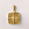 Nautical Compass Pendant Necklace Punk Retro Compass Pendant Gold Plated Stainless Steel Jewelry Gift - Image 1