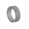 Titanium Steel 8MM Grid Mesh Ring Woman For Men Simple Multi-color Jewelry Party Gifts - Image 10