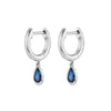 Crmya Gold Plated Drop Hoop Earrings For Women Piercing Purple CZ Zircon Women's Dangle Earrings Jewelry - Image 18