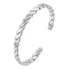 Stainless Steel Bamboo Cuff Bracelets Bangles for Woman Gold Color Wedding Female Jewelry Gifts - Image 24