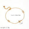 Stainless Steel Zircon Pendants Necklace Anklet Set Elegant Women High-quality Jewelry Gifts - Image 8