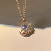 Lats Star Moon Pendant Necklaces for Women Simple Clavicle Chain Jewelry Accessories - Image 5