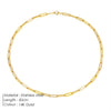 Paperclip Link Chain Women Necklace Stainless Steel Gold Color Chain Necklace For Women Men Jewelry Gift - Image 8