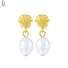 Silver Needle Vintage Shell Pendant Hoop Earrings Women's Pearl Conch Gold Earrings Jewelry Gifts - Image 31