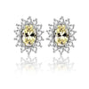 Gica Classic Multicolor 4 6mm Oval Flower Stud Earrings For Women Wedding Party Minimalist Jewelry Valentine's Day Gift - Image 18
